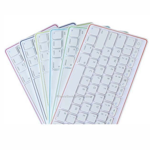 Color wireless bluetooth keyboard