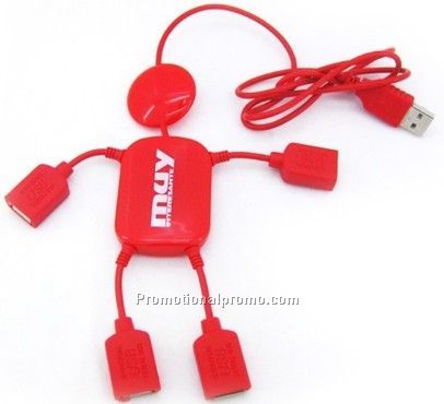 New Hot Sale 4 Ports Man Shape USB Hub