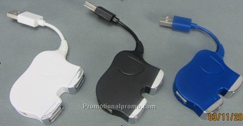 Elephant shape usb hub