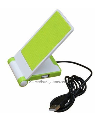 usb hub with folding phone holder