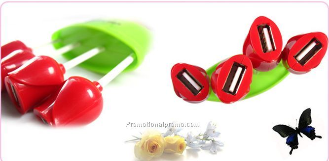 4 port rose USB 2.0 Hub