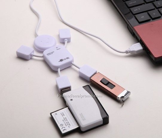 Herringbone shape 4 ports USB HUB