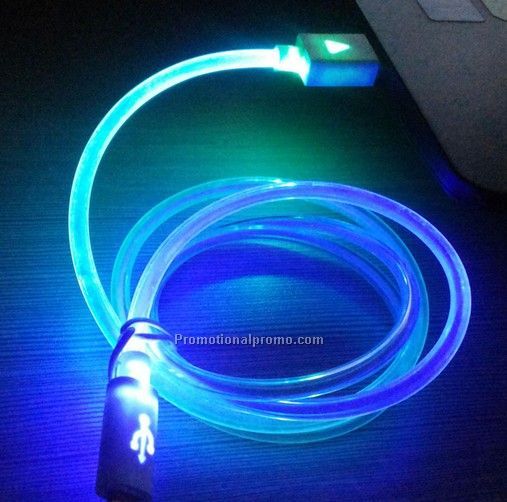 Compatible glow  led USB cable