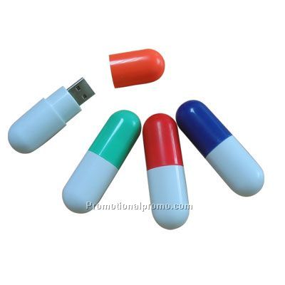 Pill Shape USB Flash Drive