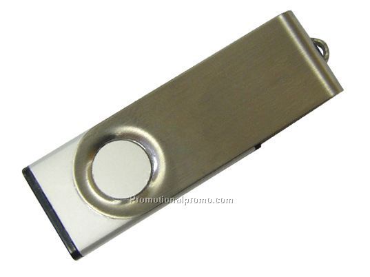 Silver Swivel USB Flash Drive