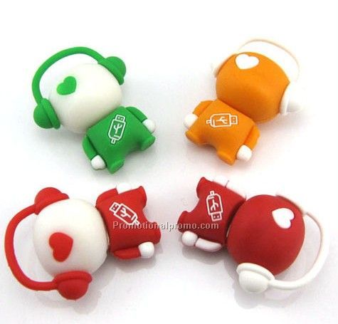 Cute cartoon Musician USB Flash Drive