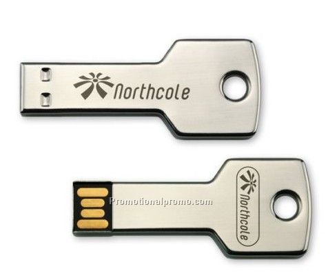 Key shaped USB flash drive