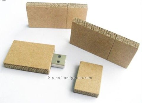 Recycled Cardboard USB Flash Drive