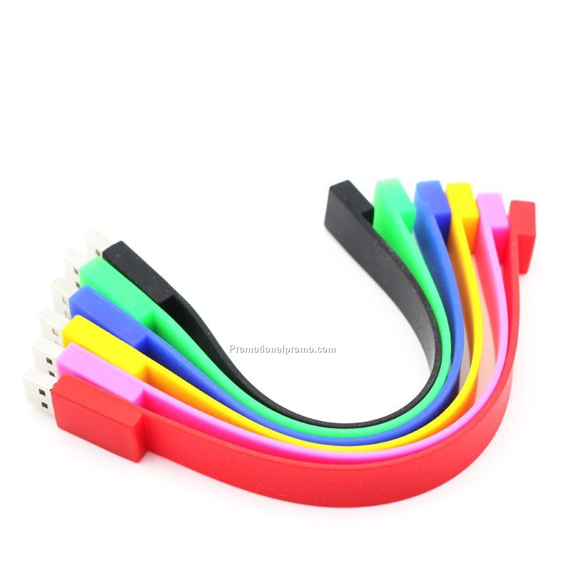 OEM logo usb flash drive bracelet