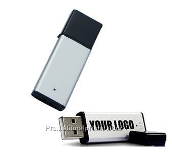 DataStick - Custom logo USB drive with aluminum casing and USB 2.0 compatible.