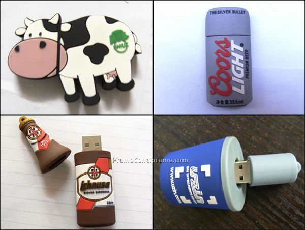 3D USB Flash Drive PVC USB OEM