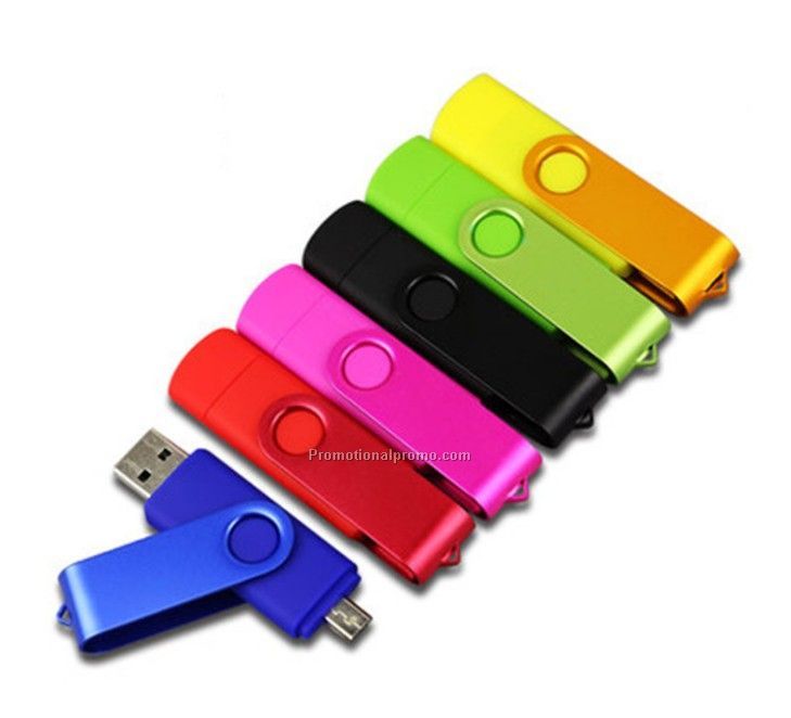 Dual USB flash drive for phone and computer, Smart USB memory sticks for phone and computer, Phone USB