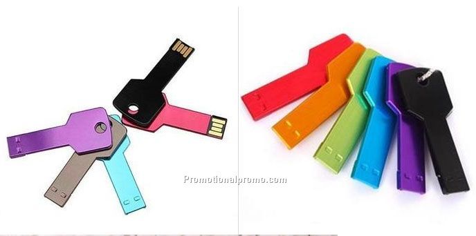 Wholesale key shaped usb flash drive with custom logo
