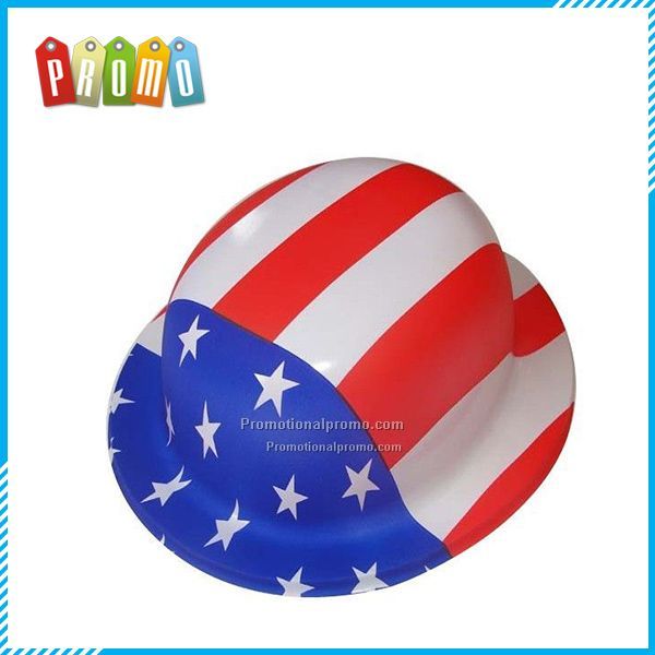USA Flag Printed Round Hats