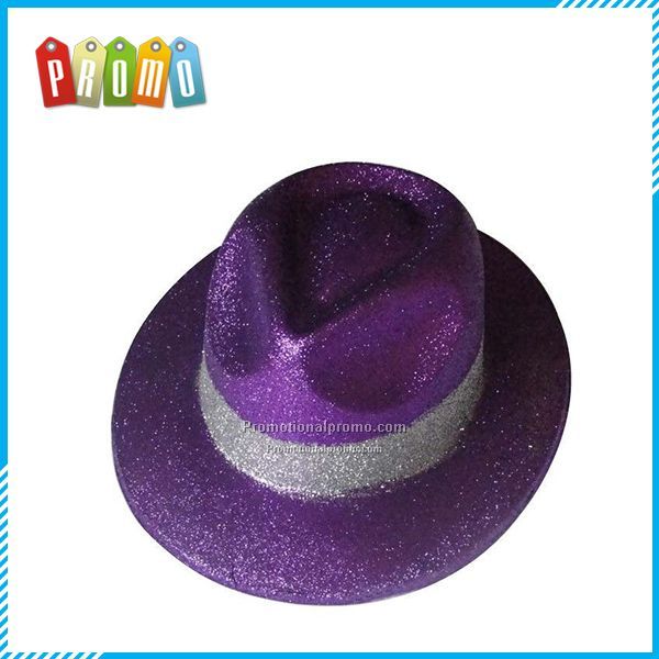 Gentry Purple Glitter Hats