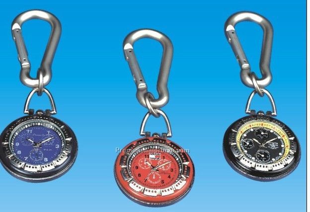 Promotional Carabiner with Watch