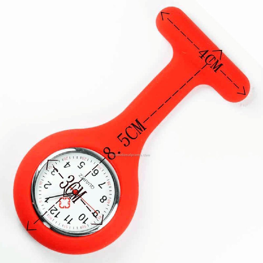 Silicone nurse watch