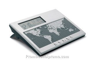 Universal. World time LCD clock