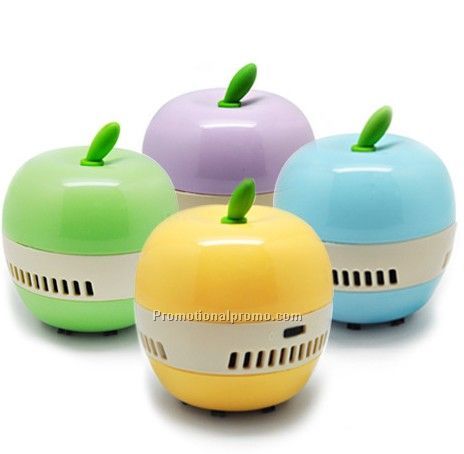 Apple shape mini desktop vaccum desk dust cleaner