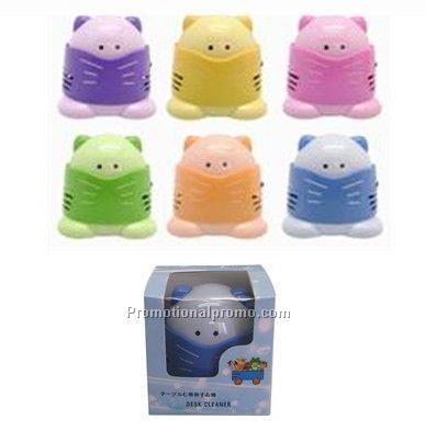 Cat desk cleaner/dust collector