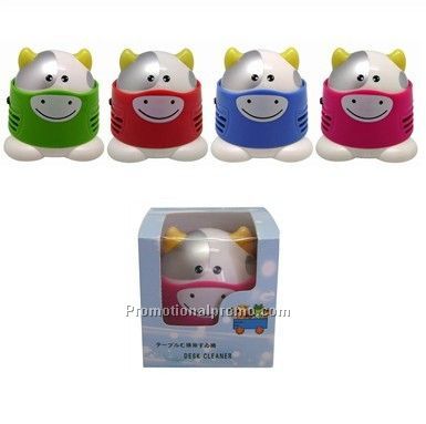 Dairy cow desk cleaner/dust collector