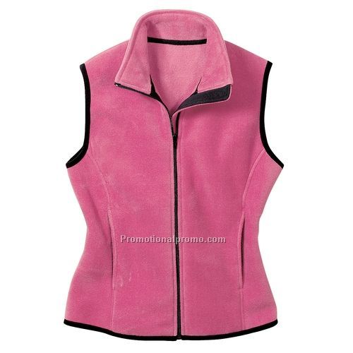 Vest - Port Authority, Ladies R-Tek Fleece Full Zip Vest