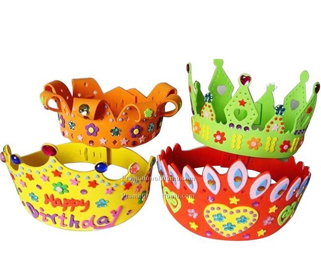 Laurel Wreath Foam Visor Hat