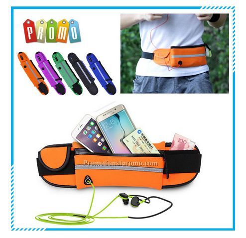 Wholesale mini waterproof running waist bag, multifunctional belt mobile phone bag