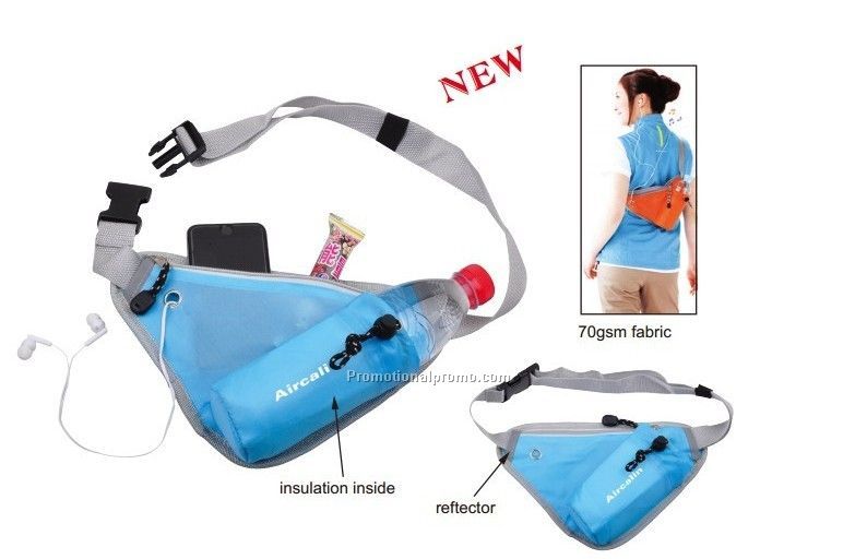 Custom Logo Triangular Hiking Bag for Promotion