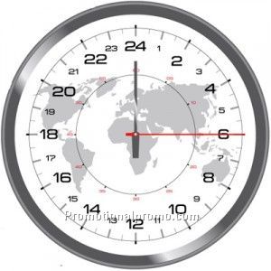 24hours Wall Clock