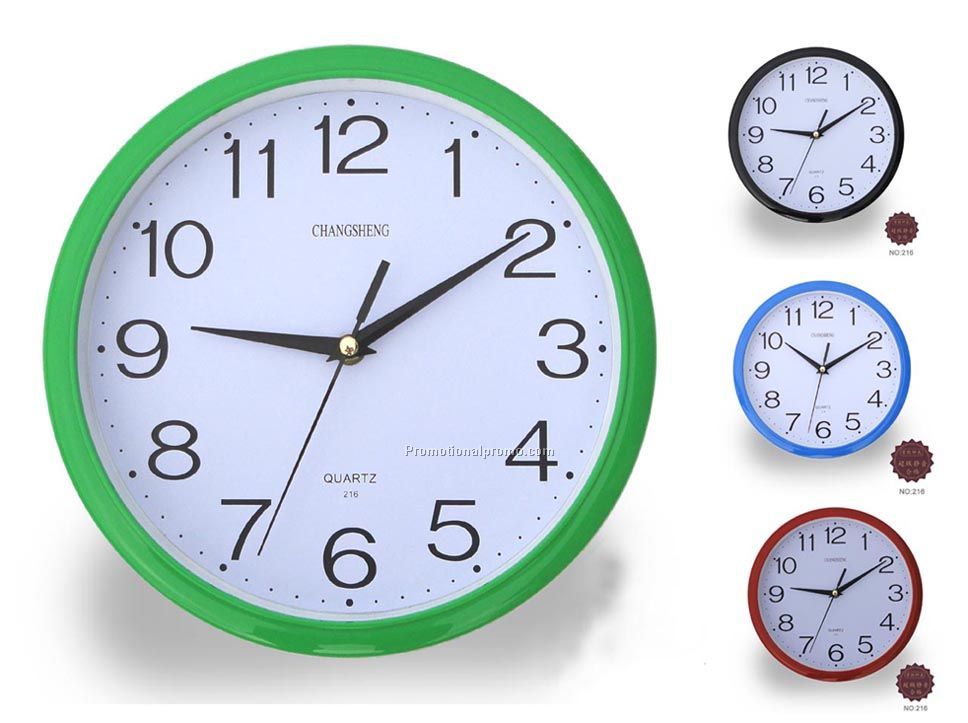 Plastic wall clock 10