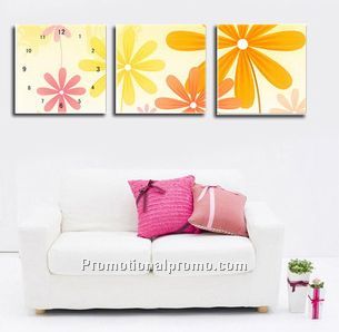 Decorative picture wall clock, Wall clock without frame