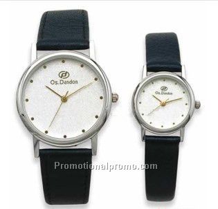 Gift Watch set, Water-proof Watch for Lover's, leather Watch set