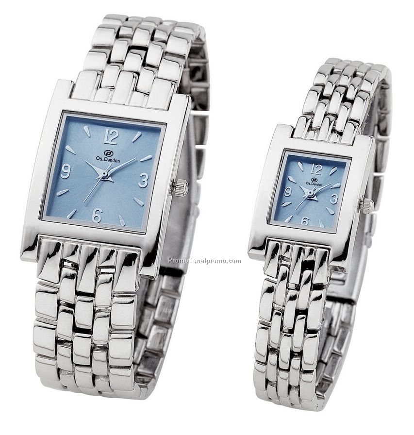Lover's watch set/ Stainless steel gift watch set