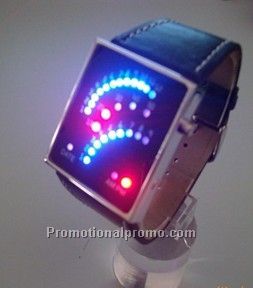 Fan-shaped Led Watch