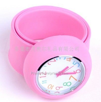 Promotional slap silicone watches