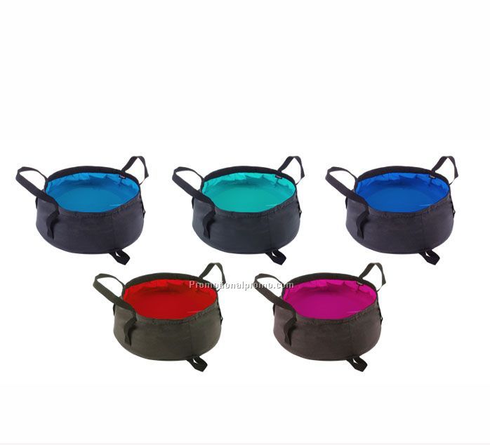 Promotional foldable oxford picnic basin