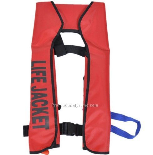 Custom inflatable life jacket