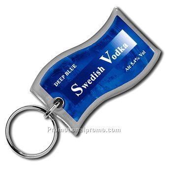 Wave Shaped Keyring