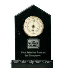 Black Genuine Marble Cathedral Weather Instrument Award