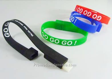 Silicone whistle bracelet