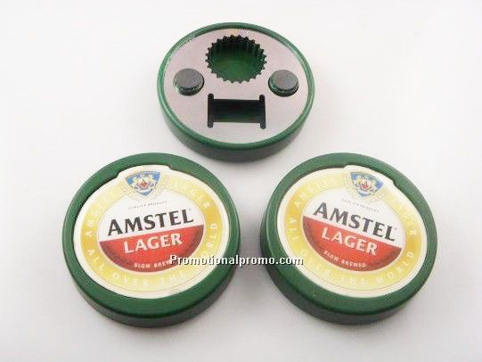 Bottle cap Opener with doiming cover