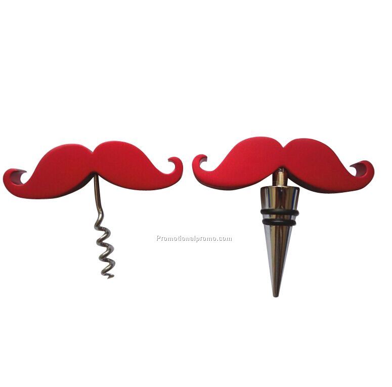 wine bottle opener and wine stopper set