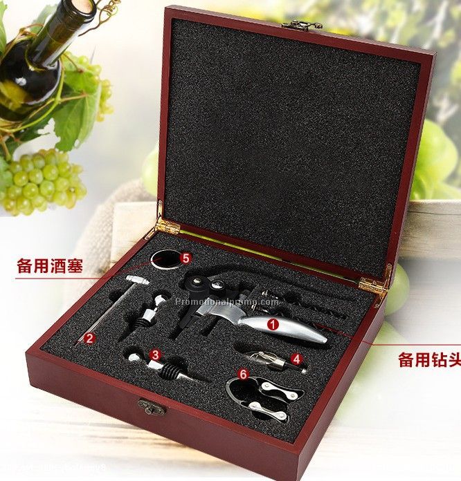 Zinc Alloy Nickel Plated Wine Set