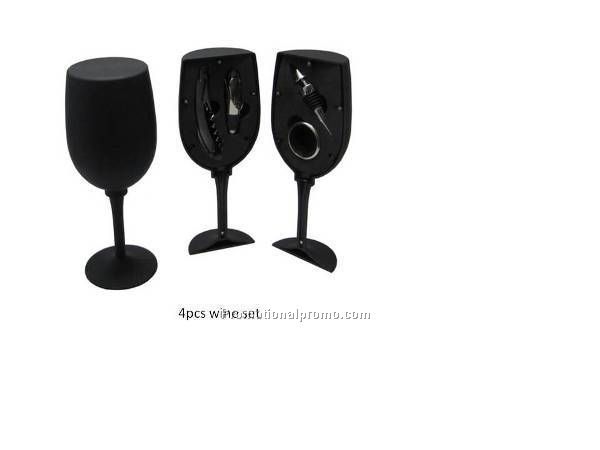 4pcs cup shape wine set