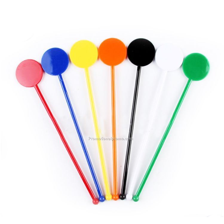 Plastic stirrers swizzle stick