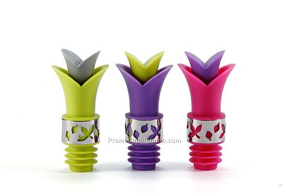 Lily Wine Pourer and Stopper