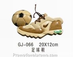 Wooden Soccer Shoe