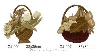 Wooden Flower Basket