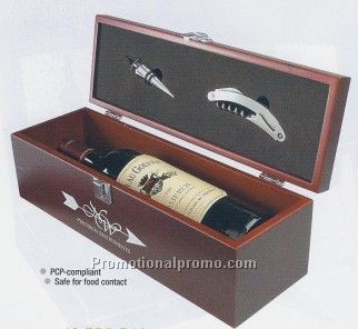 Wood Wine Bottle Box
